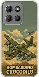 Brainrot Bombardino Crocodilo Motorola Moto G15 Flexibles TPU Transparentes Silikon Brainrot Bombardino Crocodilo Motorola Moto G15 Flexibles TPU Transparentes Silikon