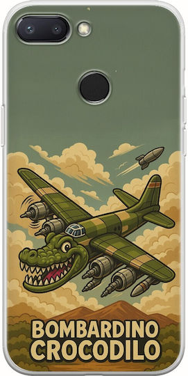 Brainrot Bombardino Crocodilo Xiaomi Redmi 6 Flexible TPU Transparent Silicone