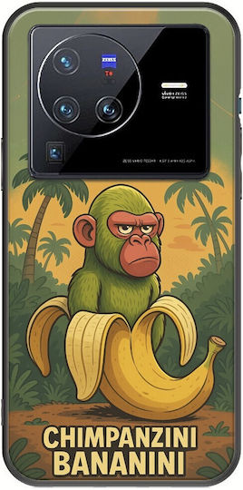 Brainrot Chimpanzini Bananini Vivo X80 Pro Black Tpu Μαύρη Σιλικόνη