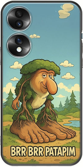 Brainrot Brr Brr Patapim Honor 70 5g Schwarzes TPU Schwarzes Silikon
