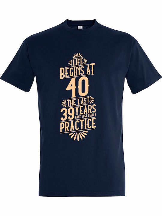 T-shirt Unisex " Life Begins At 40 Years Old " ...