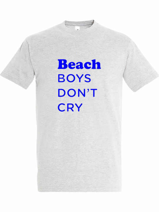 Unisex T-Shirt "Beach Boys Don't Cry" Aschgrau