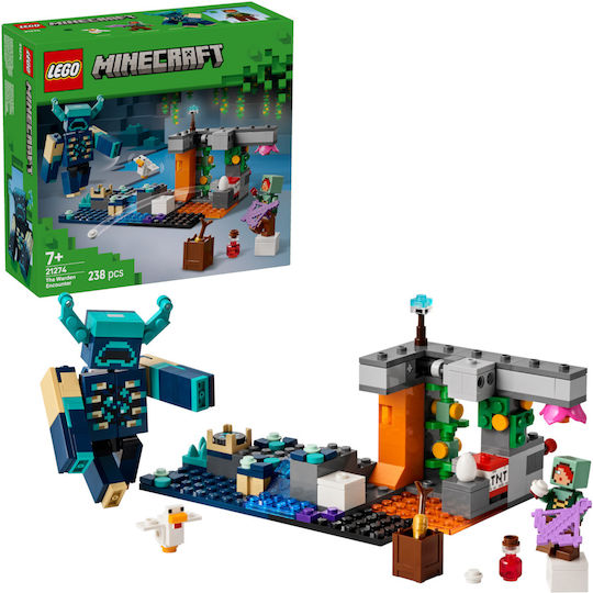 LEGO Minecraft The Warden Encounter for Ages 7+ 238 Pieces