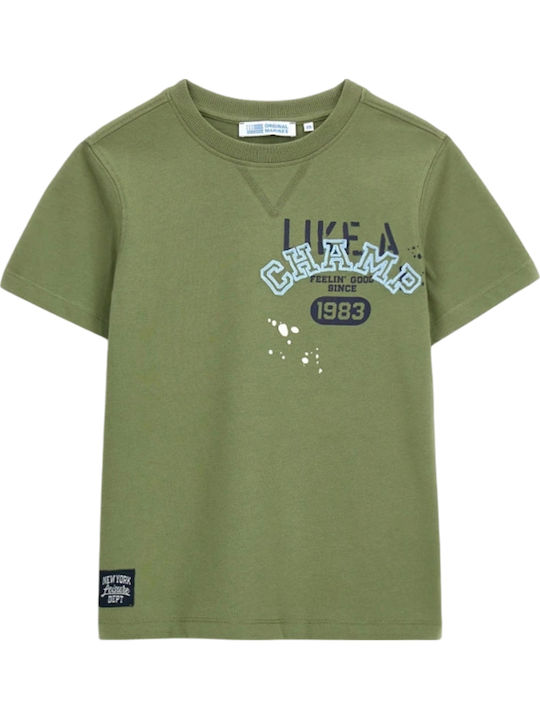 Kids' Shirt Short Sleeve Khaki