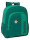 School Bag Real Betis Balompié Green 32 X 38 X 12 Cm