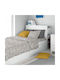 Dimcol Sheet Set Single Cotton Grey 160x240cm 2pcs
