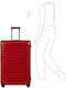 Porsche Design Large Travel Suitcase Carmine Red with 4 Wheels Height 82cm