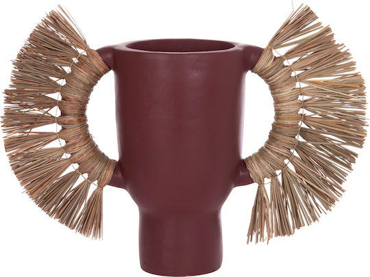 Freebox Decorative Vase Red 64x22x38cm