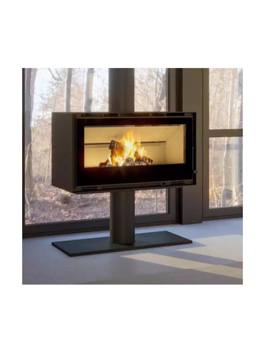 C&A Chama Salamander Cristal 98 Ενεργειακό Τζάκι Ξύλου 10.8kW Ίσιο με Ανοιγόμενη Πόρτα Κυλινδρική Βάση C&A Chama Salamander Cristal 98 Ενεργειακό Τζάκι Ξύλου 10.8kW Ίσιο με Ανοιγόμενη Πόρτα Κυλινδρική Βάση