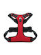 Dog Harness Oxford A Size M Red Black Oem