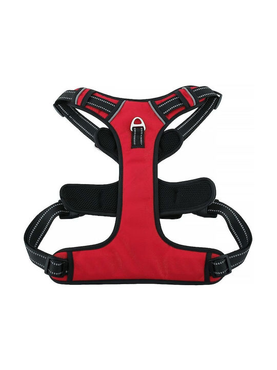 Dog Harness Oxford A Size Xs Red Black Oem