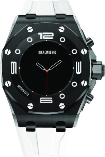 Bikkembergs Smartwatch BK-GT303 Black Case White Rubber Strap