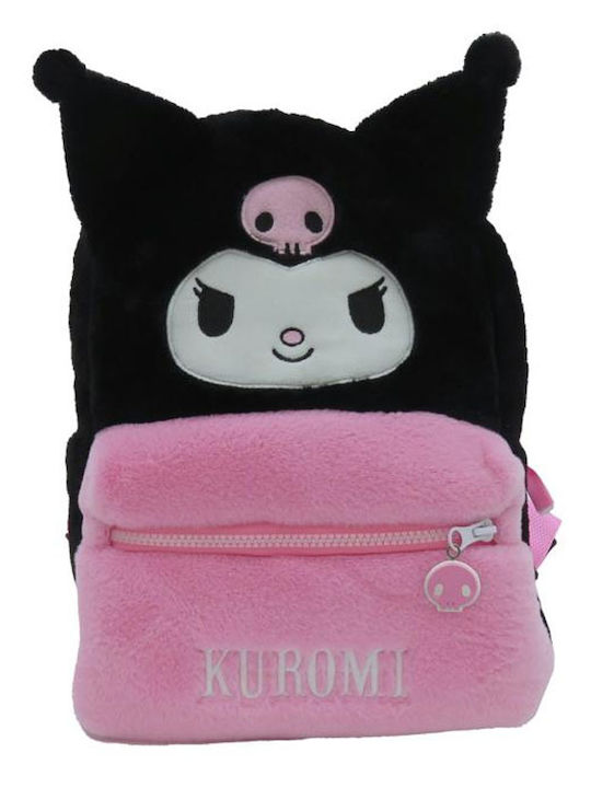 Cerda Kuromi Hello Kitty Kinder Taschen Rucksack Schwarz 30x22x14cm