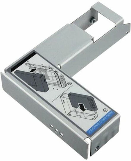 Suport de Montare Adaptor Dell 09w8c4 de la 2.5" la 3.5" SSD HDD Metal Gri