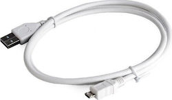 Cablu de Date și Încărcare Rapidă Micro Usb 5a 1m Alb