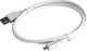 Cablu de Date Micro Usb 2a 1m Wuw-x83 blister Alb