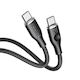 Voltme USB 2.0 Cable USB-C male - USB-C 60W PD Πράσινο 1m C2022