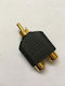 Prolink Converter RCA male to RCA female Gold 1pcs AC-5410G