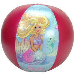 Gim Barbie Mermaid Φουσκωτή Μπάλα Θαλάσσης 45 εκ.