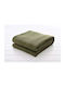Vesta Home Piqué Decke Übergröße 240x250cm Olive