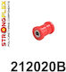 Polyurethane Front Control Arm Bushing Strongflex Citroen C1 Peugeot 107 & 108 Toyota Aygo MR2 Starlet Yaris Φ12mm 80sha 1 Piece 212020b
