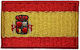 Iron-On Patch The Flag of Spain 4cm X 2.5cm 1pc