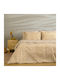 Melinen Duvet Cover Single 165x245 Mateo Beige