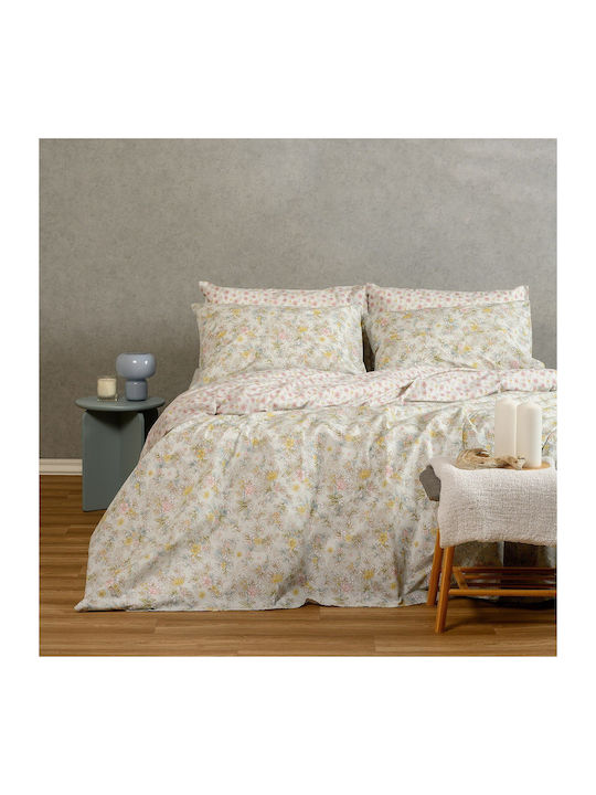 Melinen Duvet Cover Queen 225x245 Chloe Aqua