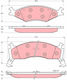Front Brake Pads Kia Sportage 94-03 Shuma 97-01 Vp3123-p182