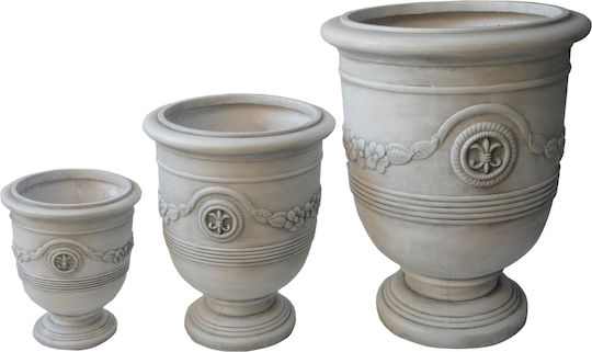 Freebox Set 3 Pots Off-white