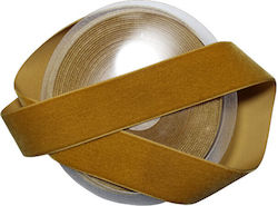 Einseitiges Samtband mit Webkanten 36mm Breite Beige 929 Preis pro Meter