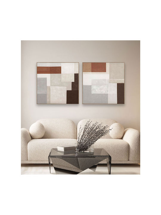 InTheBox Ragna Square Painting on Canvas 100x100cm