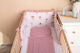 Sensillo Crib Bumpers Classic for the Crib Rails Pink