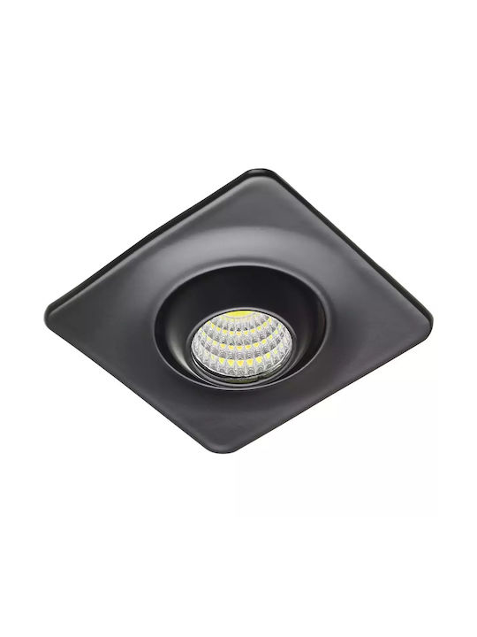 Einbau Spot mit integriertem LED Schwarz 1Stück