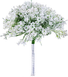 Blumenstrauß aus synthetischen weißen Blumen 30cm A26686