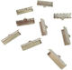 Ribbon Stopper Clip 1.8cm Set/25 Silver