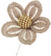 Handgemachte Sandblume 4,5x4,5cm 12 Stück M8272