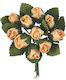 Mini Orange Rose 40 Stück M7312