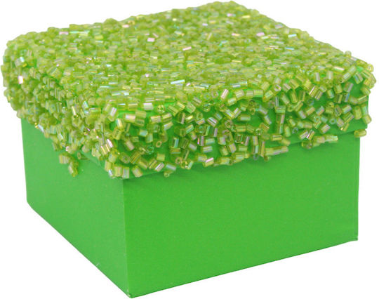 Cardboard Box Set of 12 Pieces Favor Lime Color Dimension 7.50x7.5x5 Cm 12-7189