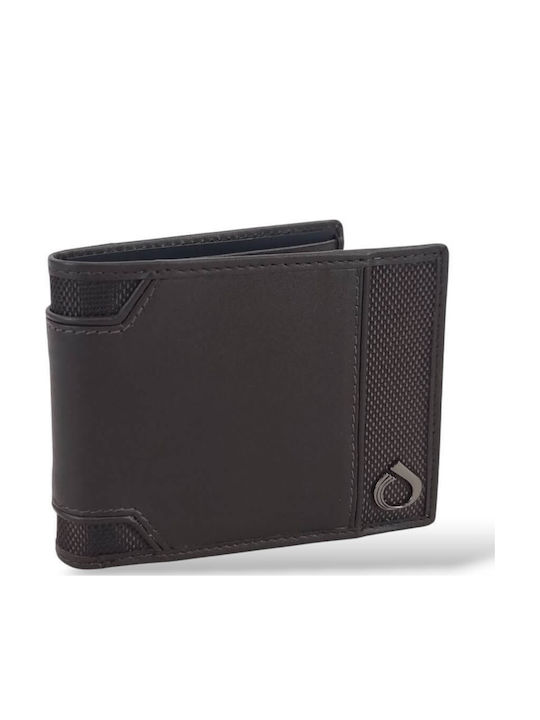 Leather Men's Wallet Classic with RFID Brown
