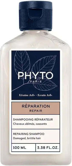 Phyto Σαμπουάν Αναδόμησης/Θρέψης & Λάμψης για Εύθραυστα Μαλλιά 100ml