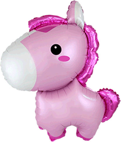 Μπαλόνι My Little Pony Foil Jumbo Ροζ Αλογάκι 87εκ.