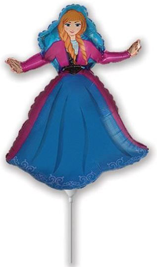 Μπαλόνι Γενεθλίων Disney Princess Foil Μπλε Πριγκίπισσα 25εκ.