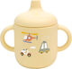 Queen Mother Kleinkinderbecher aus Silikon Beige
