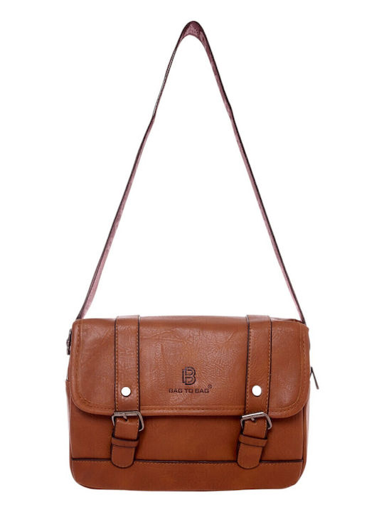 Kreuzweise Herrentasche Schulter / Crossbody Braun