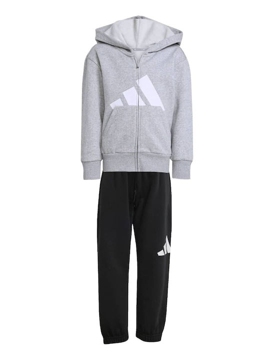 adidas Kinder Sweatpants Set - Jogginganzug Black, Grey, White