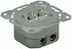Priză Roline 25.99.8490 Montare pe Perete 2x Rj-45 F Stp Cat.6a