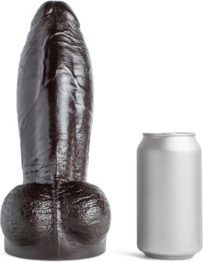 Mr. Hankey's Toys Ρεαλιστικό Dildo με Όρχεις Μαύρο 16cm