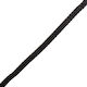Braided Lace Black 0.8cm Meter