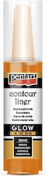 Pentart Glow In The Dark Liner 30ml Orange